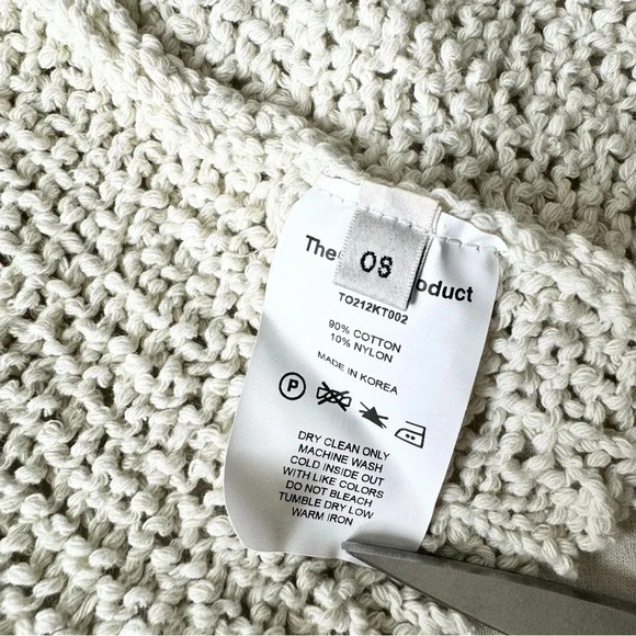 NWT TheOpen Product V NECK KNIT VEST Beige One Size - Picture 11 of 17